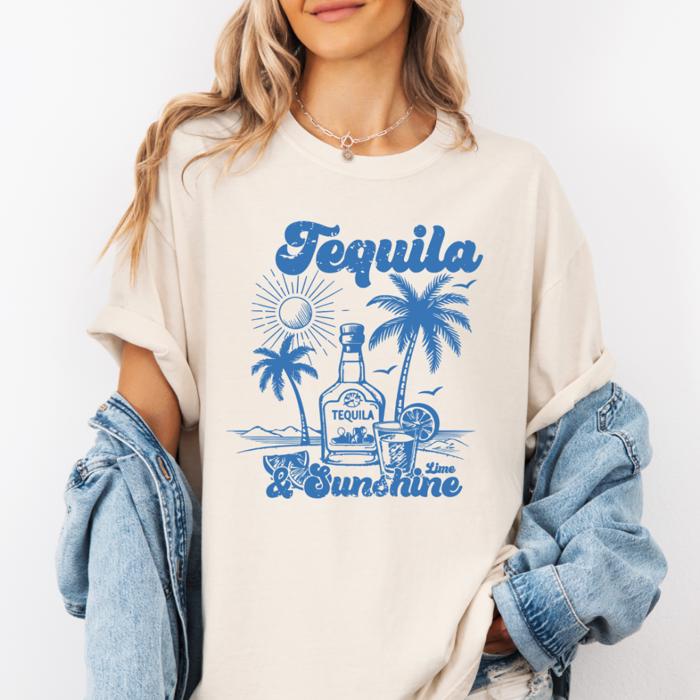 Tequila and Sunshine Comfort Colors Graphic Tee