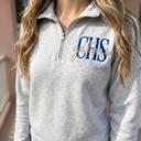  Custom School Team Embroidered Quarter Zip, Personalized Monogram Pullover, Custom Script State Sweatshirt, College Gift, University Quarter Zip, School Spirit, Game Day Shirt, Sports Outfit