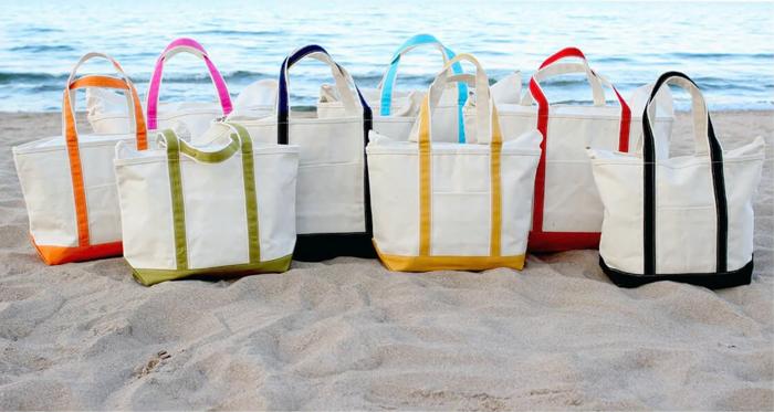 Personalized Medium Tote Bag, Medium Monogram Tote Bag, Canvas Tote, Bridesmaid Gift, Embroidered Classic Medium Tote, Teacher Bag, Bachelorette Party Beach Bag