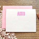  Personalized Notecards Monogram Custom Stationery Personalized Stationary Set Notecard Set Stationery Set Custom Hostess Gift Thank You Note