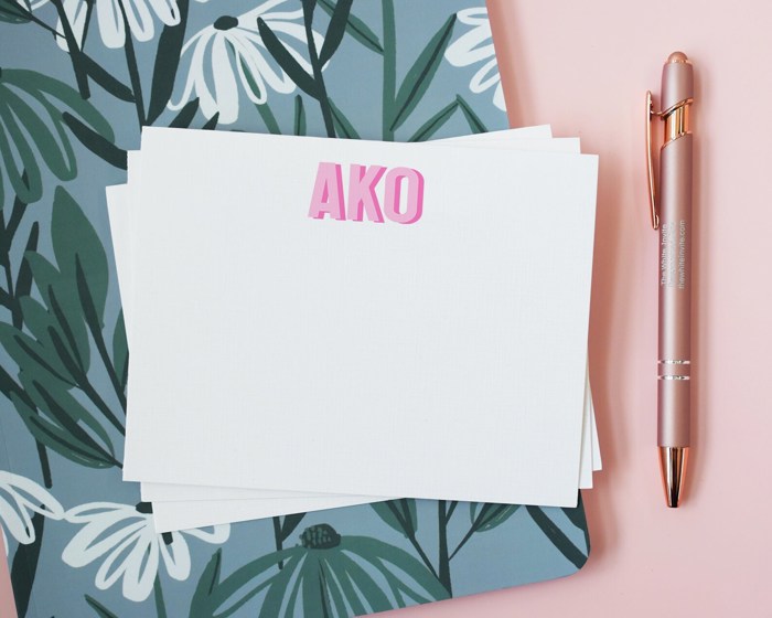 Personalized Notecards Monogram Custom Stationery Personalized Stationary Set Notecard Set Stationery Set Custom Hostess Gift Thank You Note