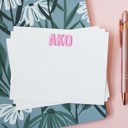  Personalized Notecards Monogram Custom Stationery Personalized Stationary Set Notecard Set Stationery Set Custom Hostess Gift Thank You Note
