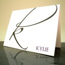  Calligraphy Stationary, Personalized Stationery Set, Custom Notecard Set, Set of 10