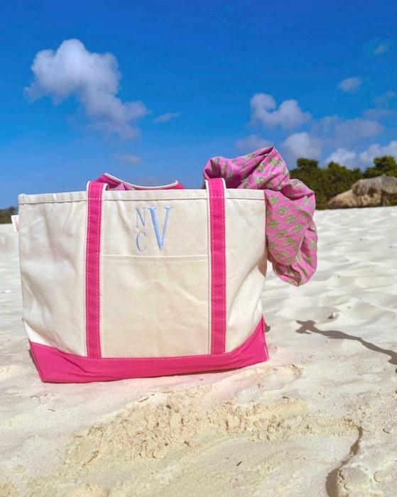 Personalized Medium Tote Bag, Medium Monogram Tote Bag, Canvas Tote, Bridesmaid Gift, Embroidered Classic Medium Tote, Teacher Bag, Bachelorette Party Beach Bag