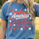  1776 in God we trust Graphic Tee, Fourth of July Outfit, Christian American Shirt, USA Pride Gift, Independence Day Tee, Casual Patriotic Wear, Religious gift for her