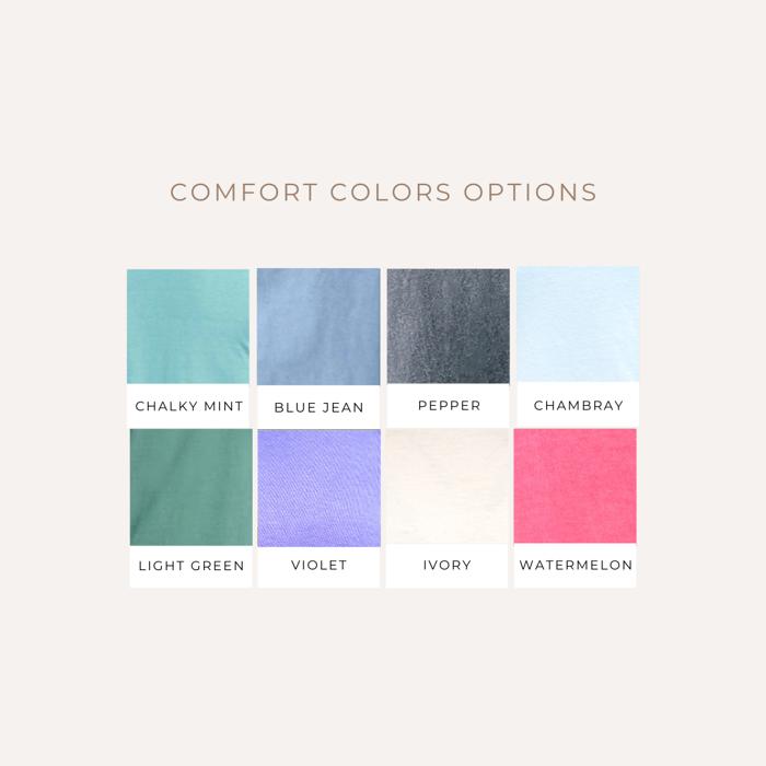 Find Joy In The Little Things Comfort Colors Tee – Inspirational Graphic Shirt for Women, Cute Positive Message Summer Tee