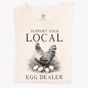  Funny Farm Graphic Tee, Farm Animals Tees, Local Egg Dealer Comfort Colors Tee