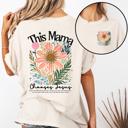  This Mama Chooses Jesus Floral Comfort Colors Tee