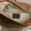  Genuine Leather Belt Bag Leather Fanny Pack Adjustable Crossbody Bag, Sling Bags for Women Minimalist Bag Causal Brown Gift for Mother's Day