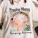  Praying Mama Raising Arrows Comfort Colors Tee – Faith-Based Mom Shirt for Women, Christian Motherhood Graphic Tee Inspired by Psalm 127