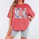  4th of July Patriotic Flag Shirts for Women, You Look like the 4th Of July All-American Comfort Colors Tee, Red, White & Cute, Freedom Looks Good on You Graphic Tee