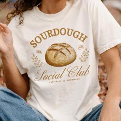 Sourdough Social Club Comfort Colors Tee