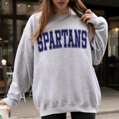 Custom Collegiate Letter Sweatshirt – Personalized Varsity Initial Crewneck for Women, Cute Preppy College Gift