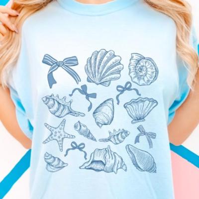 Seashells Comfort Colors Graphic Tee