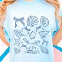  Seashells Comfort Colors Graphic Tee