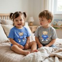  Personalized Kids USA Bear Shirt, Custom Name Toddler Tee, Boy or Girl Bear Patriotic Shirt, Fourth of July Kids Outfit, Cute USA Graphic Tee