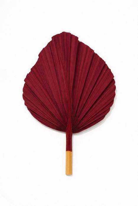 14” Hot Pink Fuchsia Palm Fronds, Dried Palm Tree Leaf, Bright Wedding Arrangement, Vase Filler, Bridal Party Table Decor, Bridesmaid Props