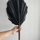  14” Decorative Palm Tree Leaf, Gothic Wedding Table Decor, Moody Home Decor Accents, Alt Black Vase Fillers, Diy Decoration Material
