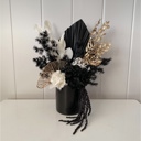  14” Decorative Palm Tree Leaf, Gothic Wedding Table Decor, Moody Home Decor Accents, Alt Black Vase Fillers, Diy Decoration Material