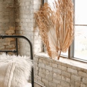  4ft Giant Palm Leaf Decor, Dried Palm Fronds Wall Art, Boho Wall Hanging, Tropical Coastal Decor, Rustic Beach Wedding & Ceremony Accessory