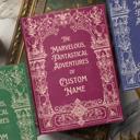 Red Personalized Adventure Journal For Book Lovers | Custom Name Notebook