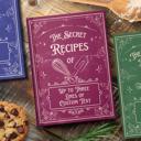 Red Personalized Recipe Book | Custom Cookbook Journal Gift