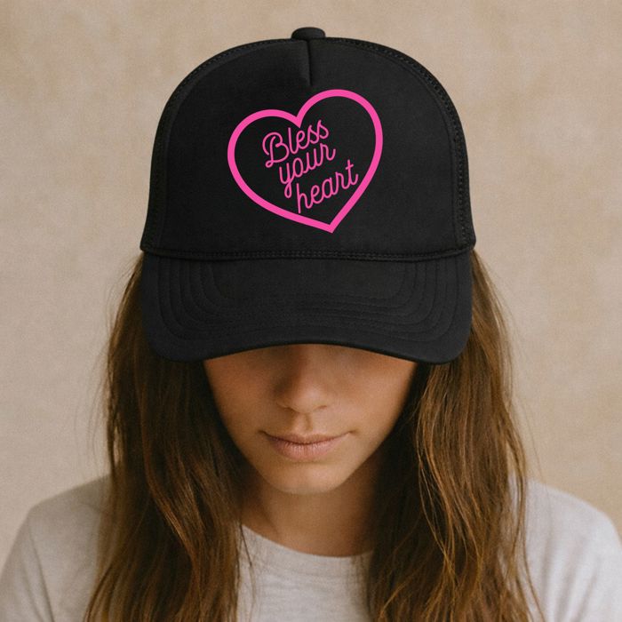 Bless Your Heart Puff Trucker Hat