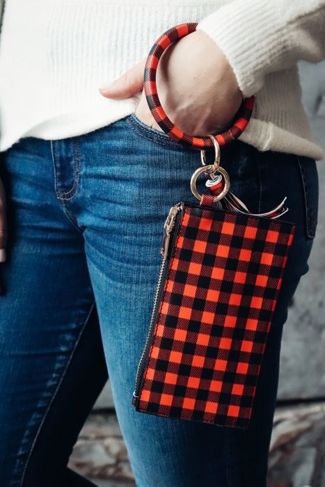 Key Ring Wallet Wristlet