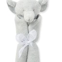 Grey Elephant Angel Dear Lovie Blankie - Gift Wrapped