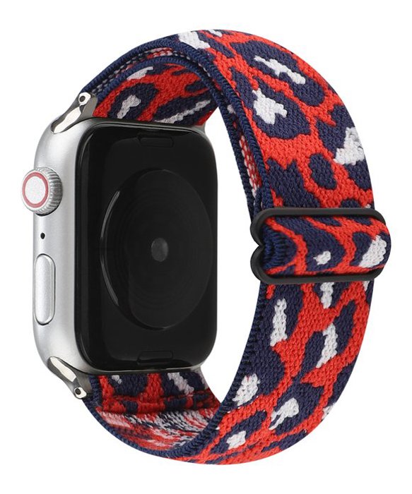 BOGO | Red Nylon Elastic Band for Apple Watch 38/40/41mm and 42/44/45/46/49mm All Series