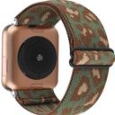 44/45/46/49mm BOGO | Neutral Leopard Nylon Elastic Band for Apple Watch 38/40/41mm and 42/44/45/46/49mm All Series