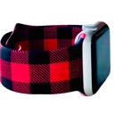 44/45/46/49mm BOGO | Buffalo Plaid Silicone Band for Apple Watch 38/40/41mm and 42/44/45/46/49mm All Series