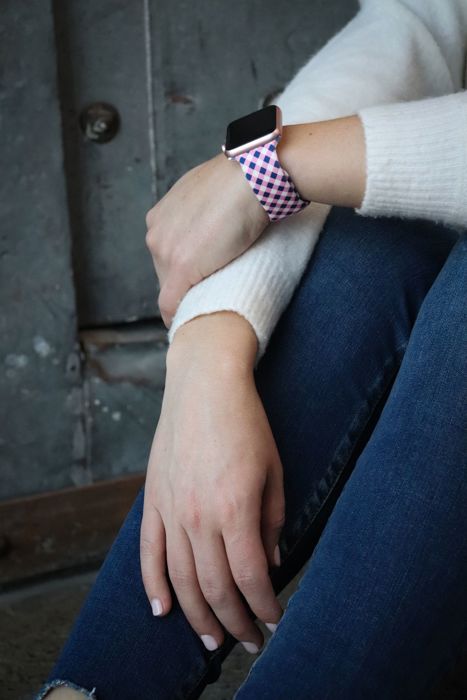 BOGO | Preppy Plaid Silicone Band for Apple Watch 38/40/41mm and 42/44/45/46/49mm All Series