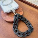 Black Wristlet Phone Chain