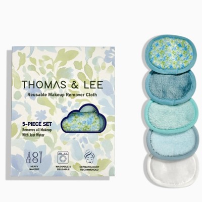 Blue Blossom Makeup Eraser Reusable Face Cloths - 5 Piece Set