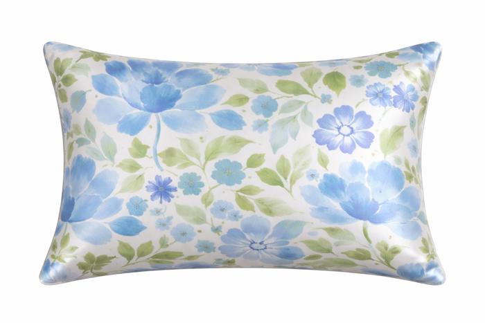 Giftable Blue Blossom Satin Pillowcase