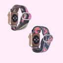  BOGO | Pink Nylon Elastic Band for Apple Watch 38/40/41mm and 42/44/45/46/49mm All Series