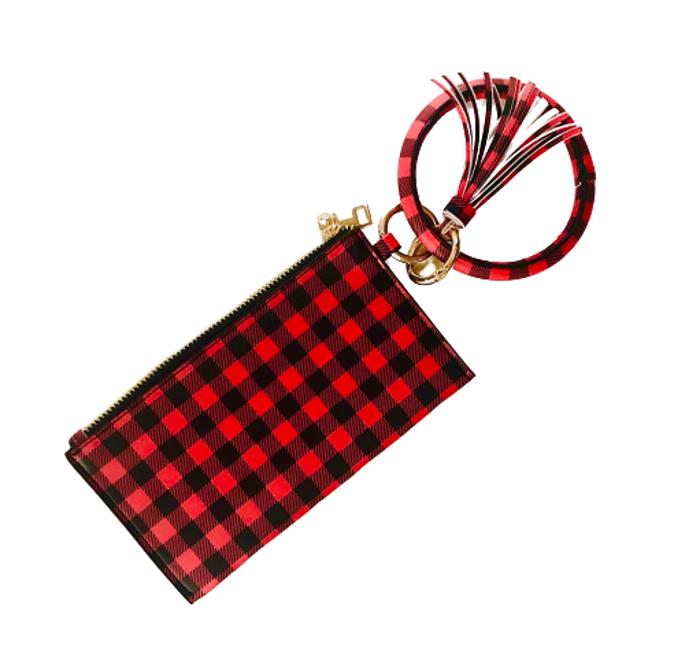 Key Ring Wallet Wristlet