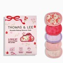  Red Blossom Makeup Eraser Reusable Face Cloths - 5 Piece Set