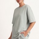  Short Sleeve Luxe Lounge Sets - Sage Green