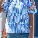  Aadhya Embroidered Puff Sleeve Blouse