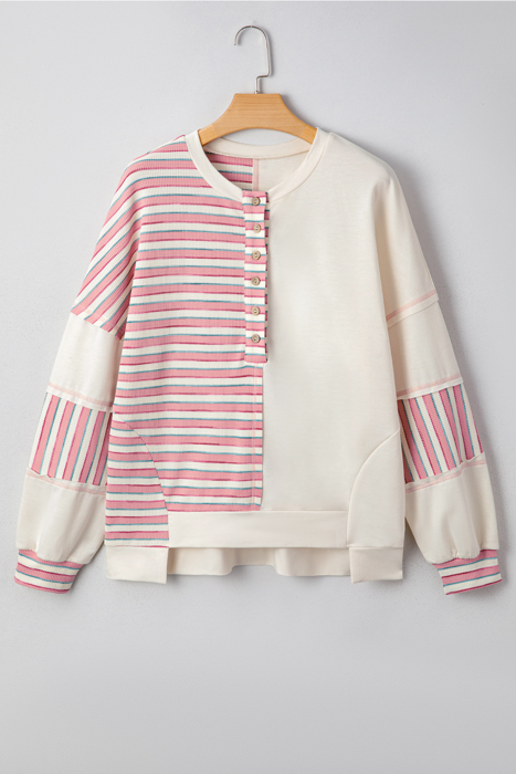 Aadhya Patchwork Oversized Pullover Top