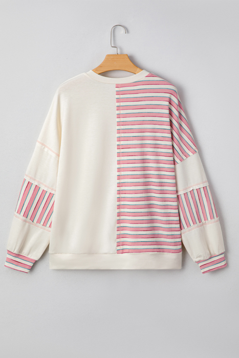 Aadhya Patchwork Oversized Pullover Top