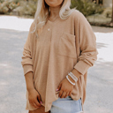  Abby Shoulder Knit Tunic PLUS Top