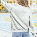  Abigail Shoulder Reversible Mock Sweatshirt