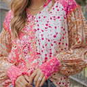  Adalee Printed Puff Sleeve Shirt