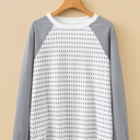 Black Stripe Medium Adaline Long Sleeve Tee Long Sleeve Top