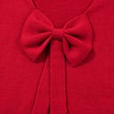  Addison Backless Bubble Sleeve Sweater