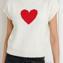  Adele Cropped Short Sleeve Sweater