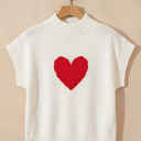  Adele Cropped Short Sleeve Sweater